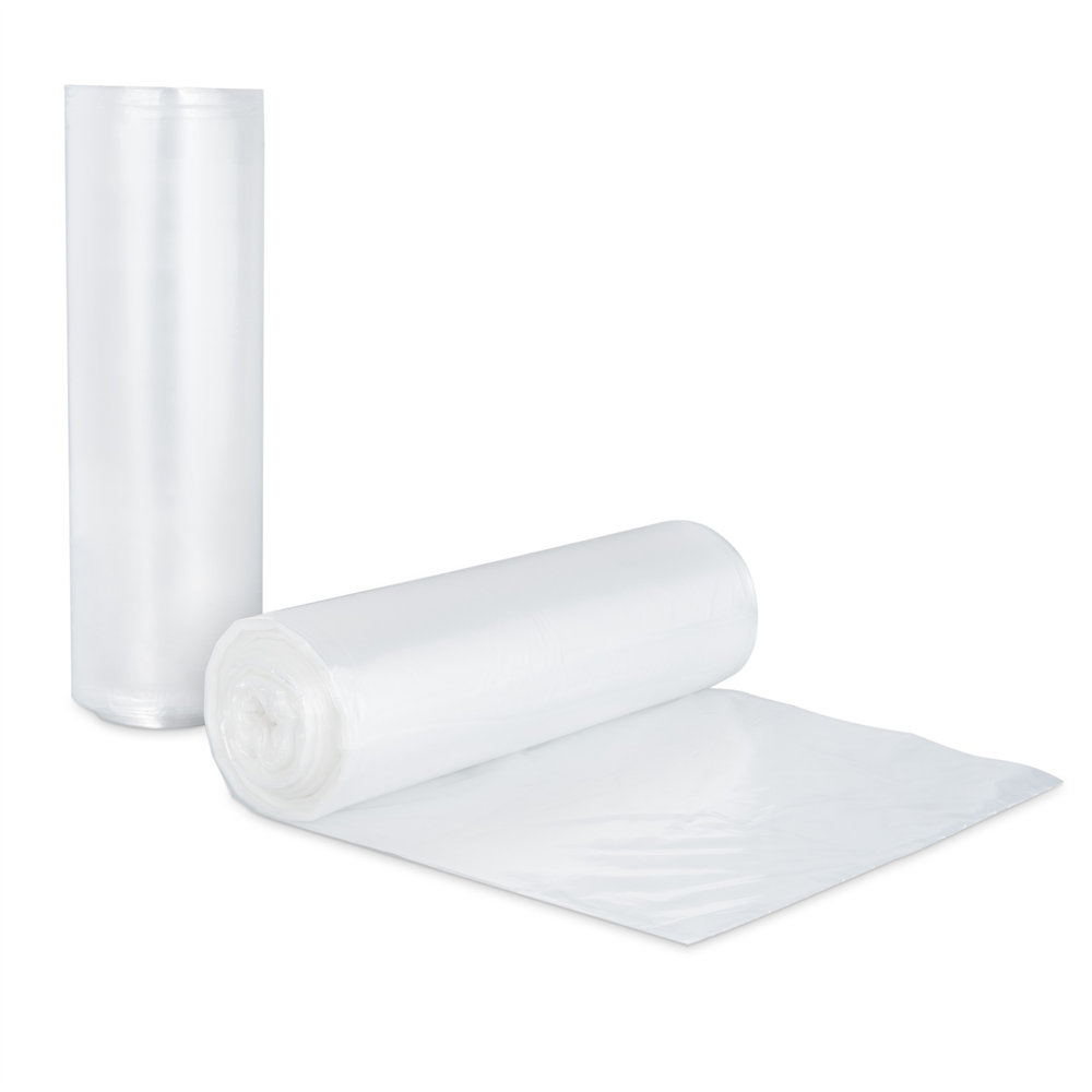 Berry® 0.65-Mil. Clear Star Seal Can Liner (43 in. x 47 in., 25 Liners/Roll, 8 Rolls/Case)